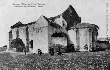 Iconographie - Ruines de l'Abbaye de St-Jean-l'Orbestier sur la côte Est